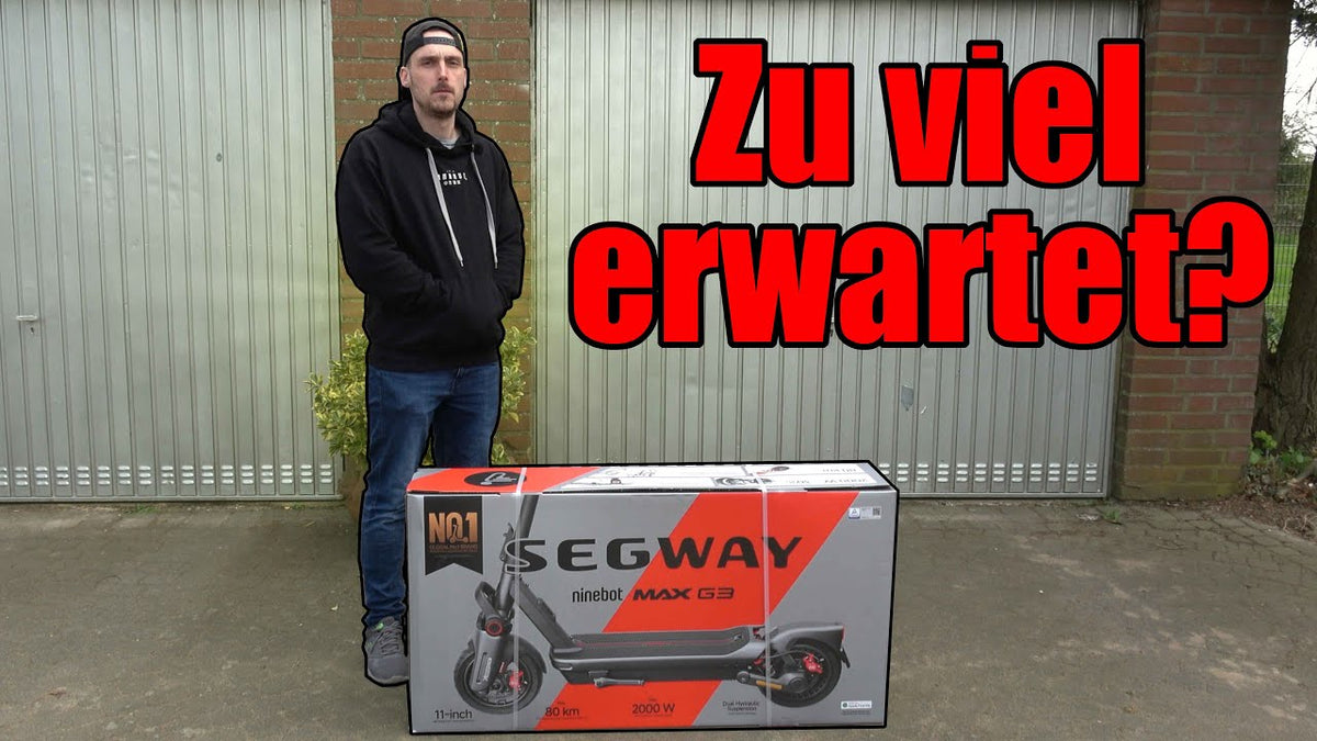 Titelbild zum Segway-Ninebot-MAX-G3-Unboxing von Survival Masters