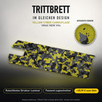Trittbrett im gleichen Design – YELLOW CYBER CAMOUFLAGE