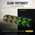Glow-Trittbrett – YELLOW CYBER CAMOUFLAGE, Tag/Nacht