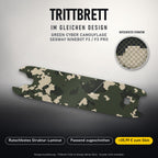 Trittbrett im gleichen Design – GREEN CYBER CAMOUFLAGE