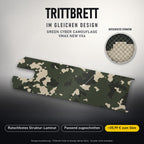 Trittbrett im gleichen Design – GREEN CYBER CAMOUFLAGE