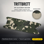 Trittbrett im gleichen Design – GREEN CYBER CAMOUFLAGE