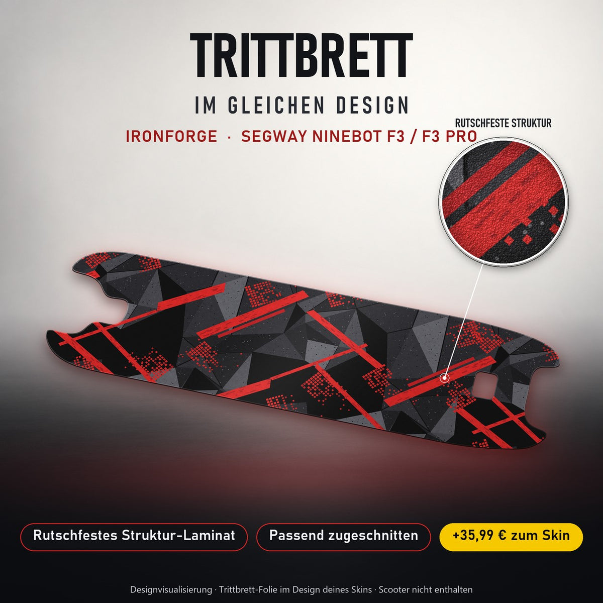 Trittbrett im gleichen Design – IRONFORGE