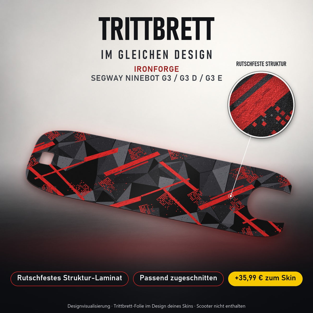 Trittbrett im gleichen Design – IRONFORGE