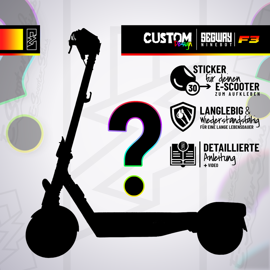 Segway Ninebot F3 Skin – Custom Wunschdesign | Escooter Skins