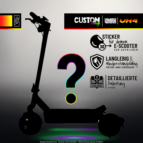 VMAX NEW VX4 SKIN | CUSTOM – Originale Custom-Design-Silhouette im Studio-Look mit mehrfarbigem Licht; Beleuchtung separat erhältlich
