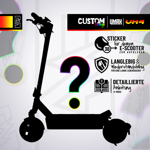 VMAX New VX4 Skin – Custom Wunschdesign | Escooter Skins