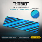 Trittbrett im gleichen Design – STRIPES BLUE