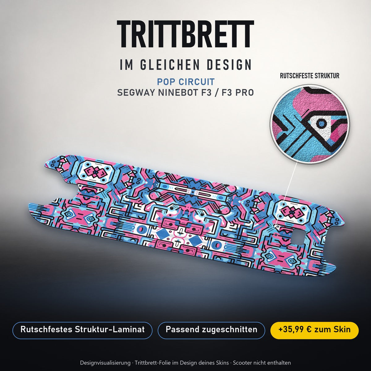 Trittbrett im gleichen Design – POP CIRCUIT