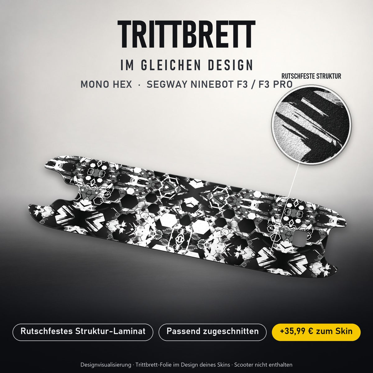 Trittbrett im gleichen Design – MONO HEX