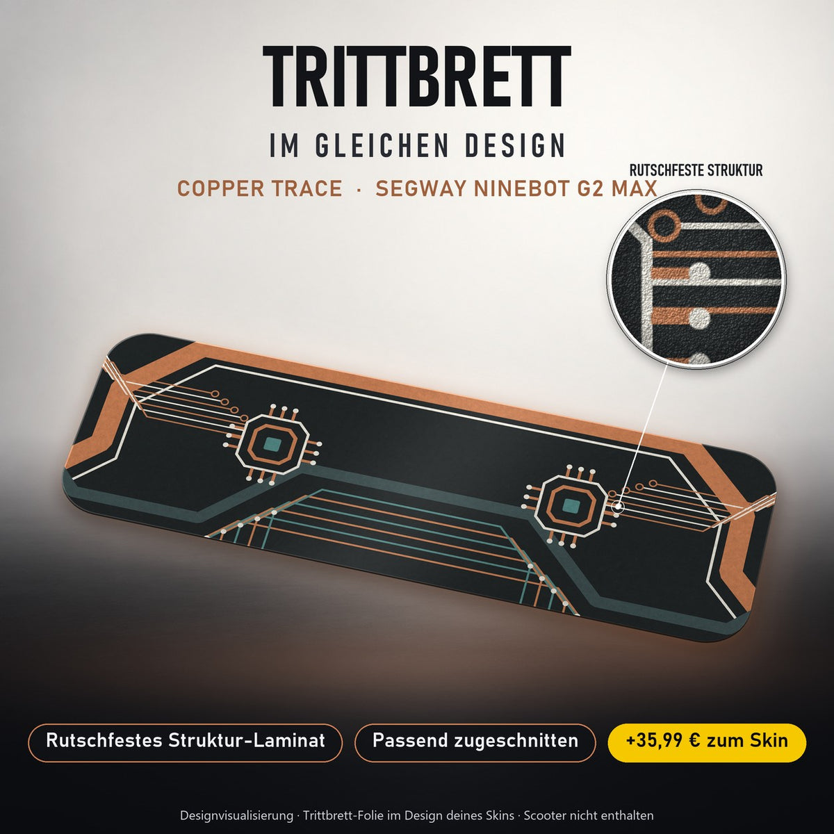 Trittbrett im gleichen Design – COPPER TRACE