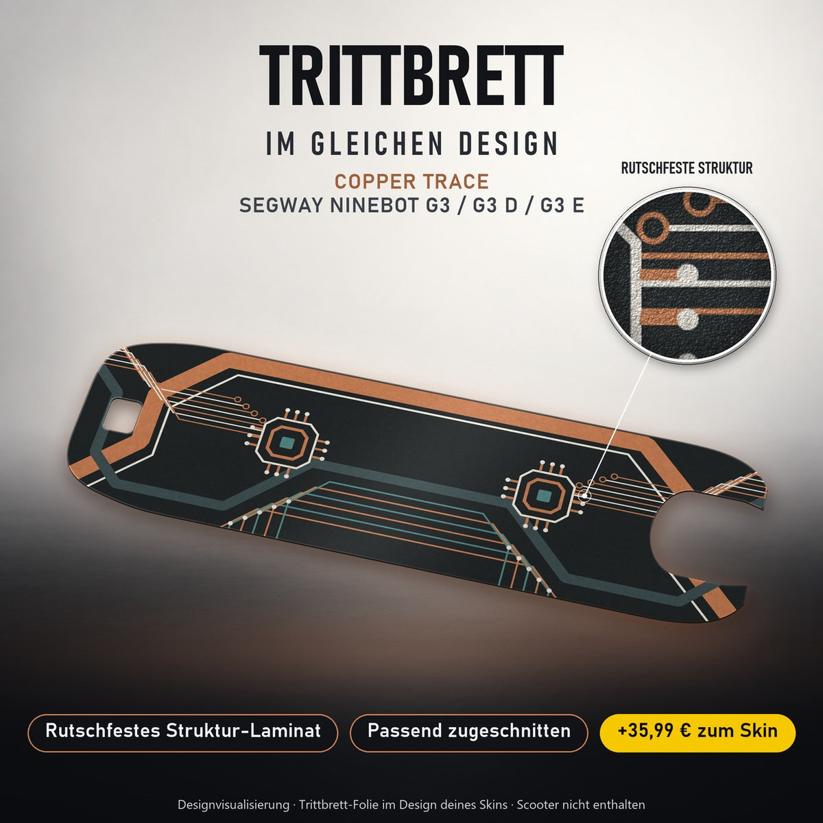 Trittbrett im gleichen Design – COPPER TRACE