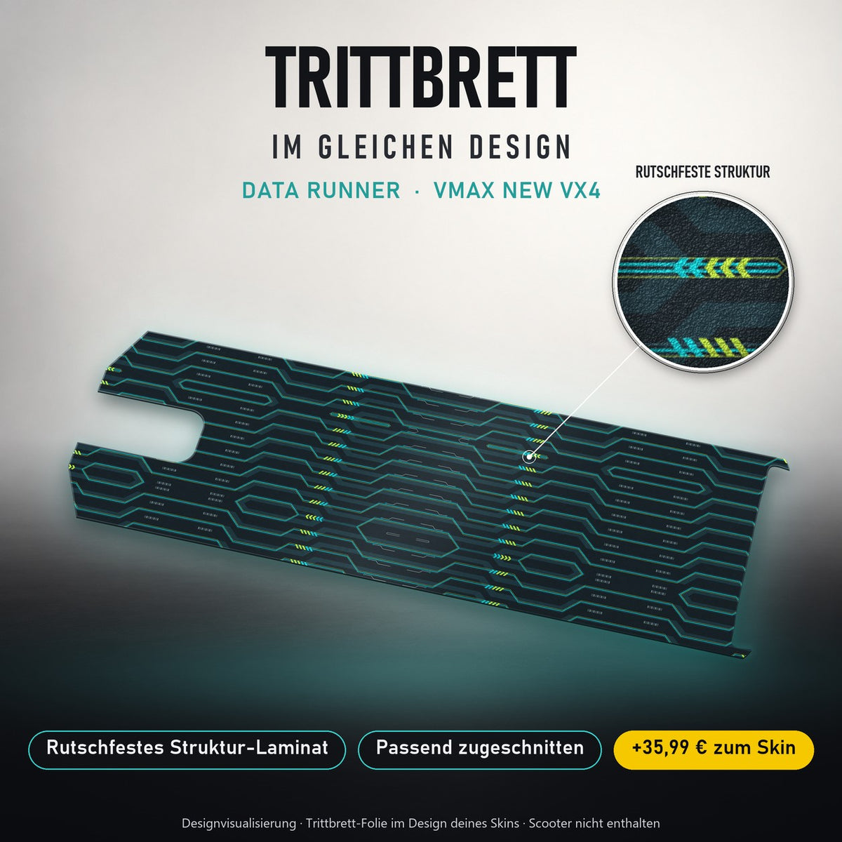 Trittbrett im gleichen Design – DATA RUNNER