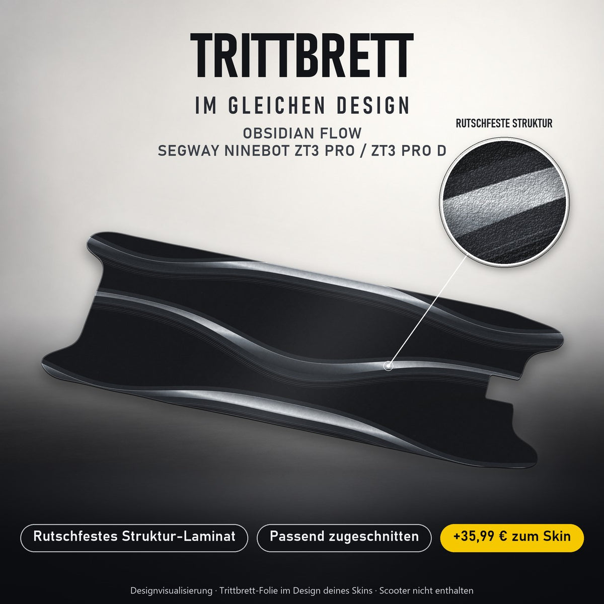Trittbrett im gleichen Design – OBSIDIAN FLOW