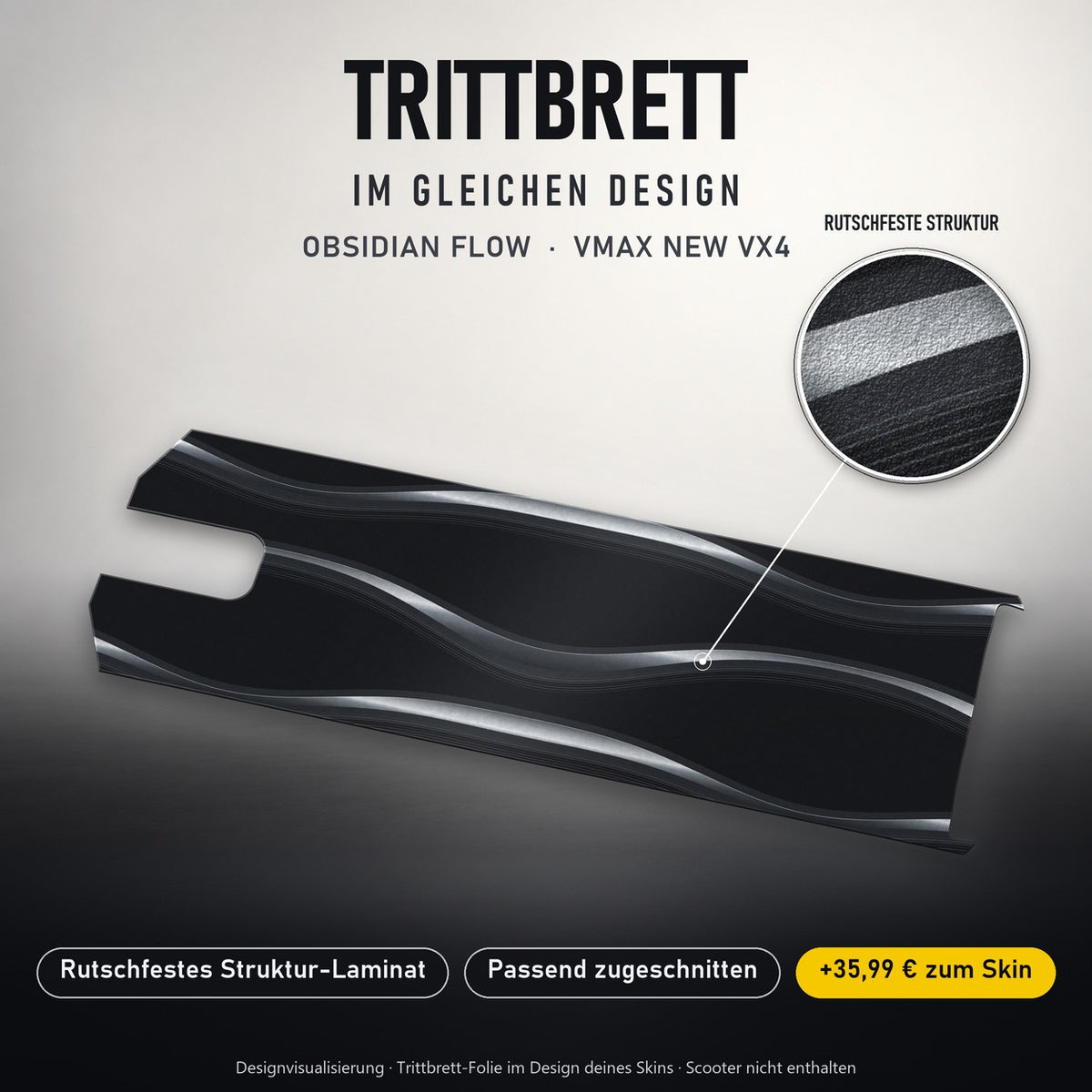 Trittbrett im gleichen Design – OBSIDIAN FLOW