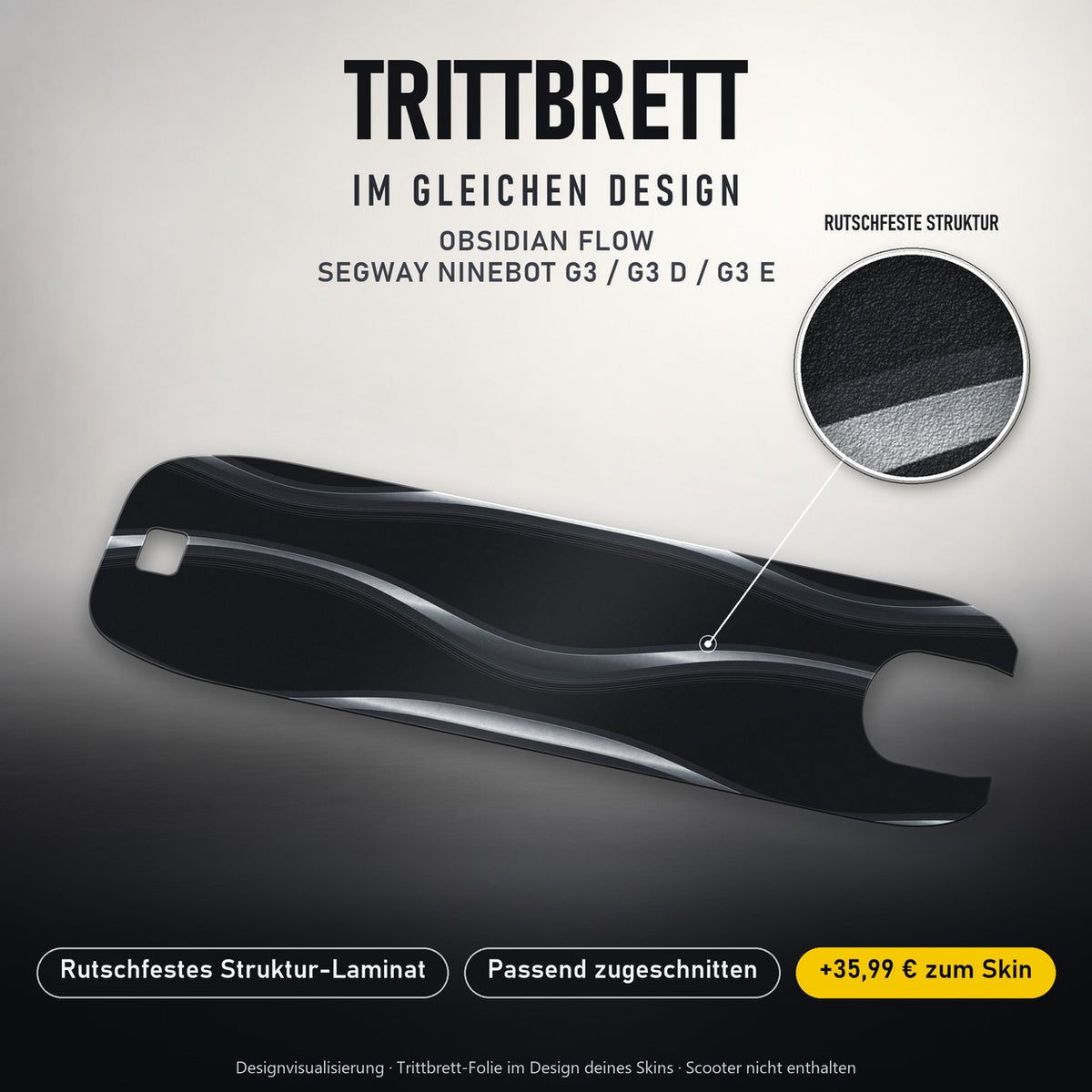 Trittbrett im gleichen Design – OBSIDIAN FLOW