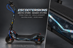 SEGWAY NINEBOT ZT3 PRO / ZT3 PRO D SKIN | ARCTIC STORM – Holo-Effekt simuliert; +24,99 EUR Aufpreis. Digitale Materialsimulation, keine physische Druckprobe. Nur Body-Skin; Trittbrett und Felgenaufkleber separat; Scooter nicht enthalten.