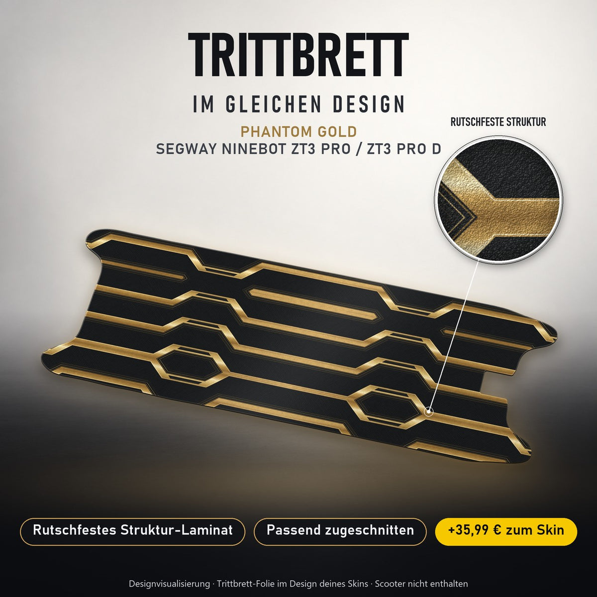Trittbrett im gleichen Design – PHANTOM GOLD