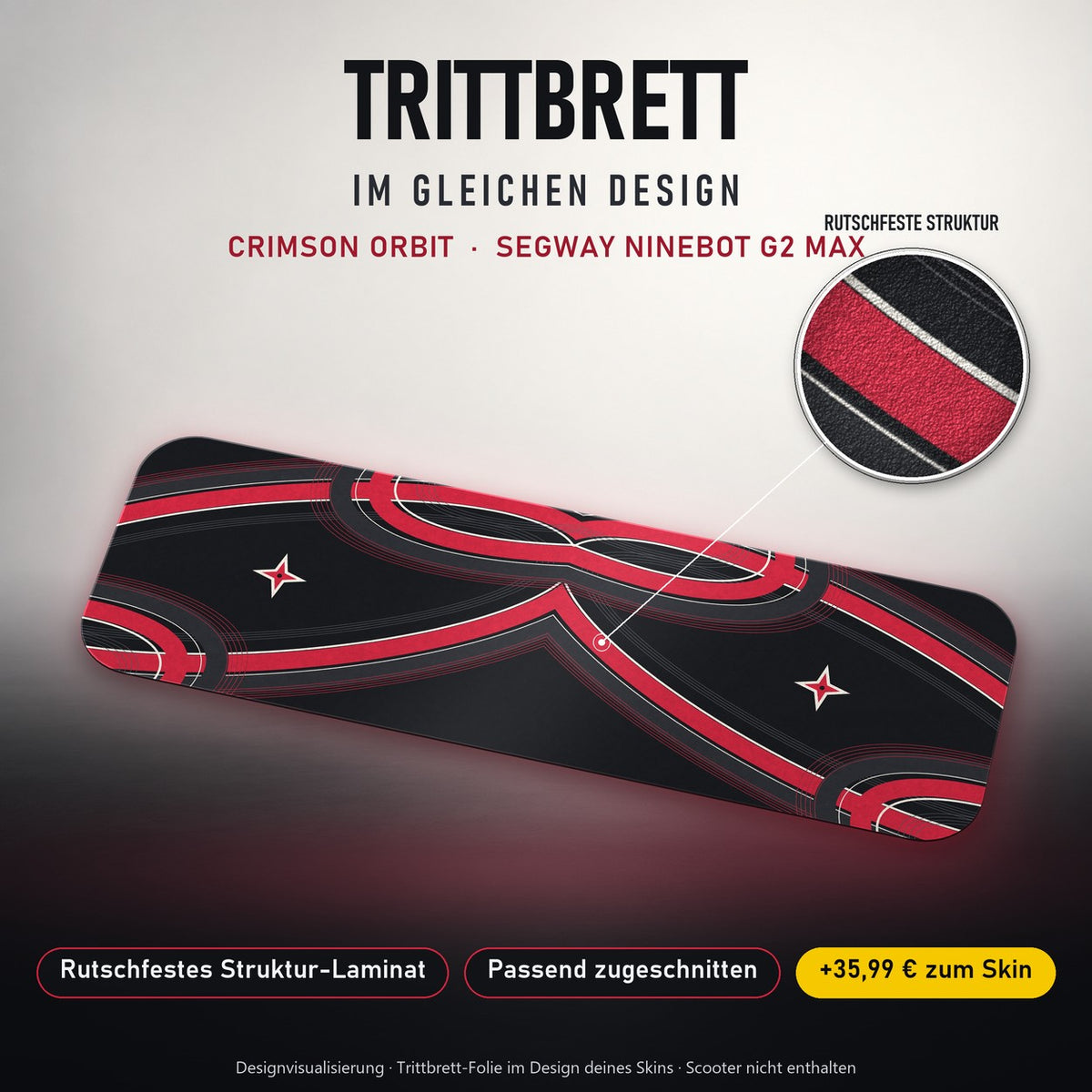 Trittbrett im gleichen Design – CRIMSON ORBIT