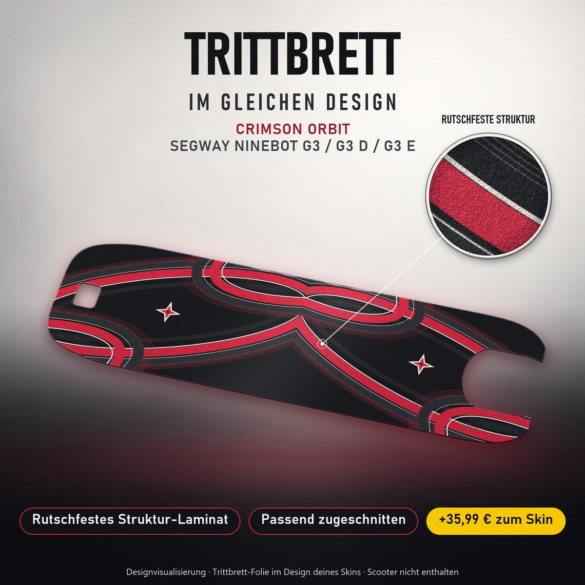 Trittbrett im gleichen Design – CRIMSON ORBIT