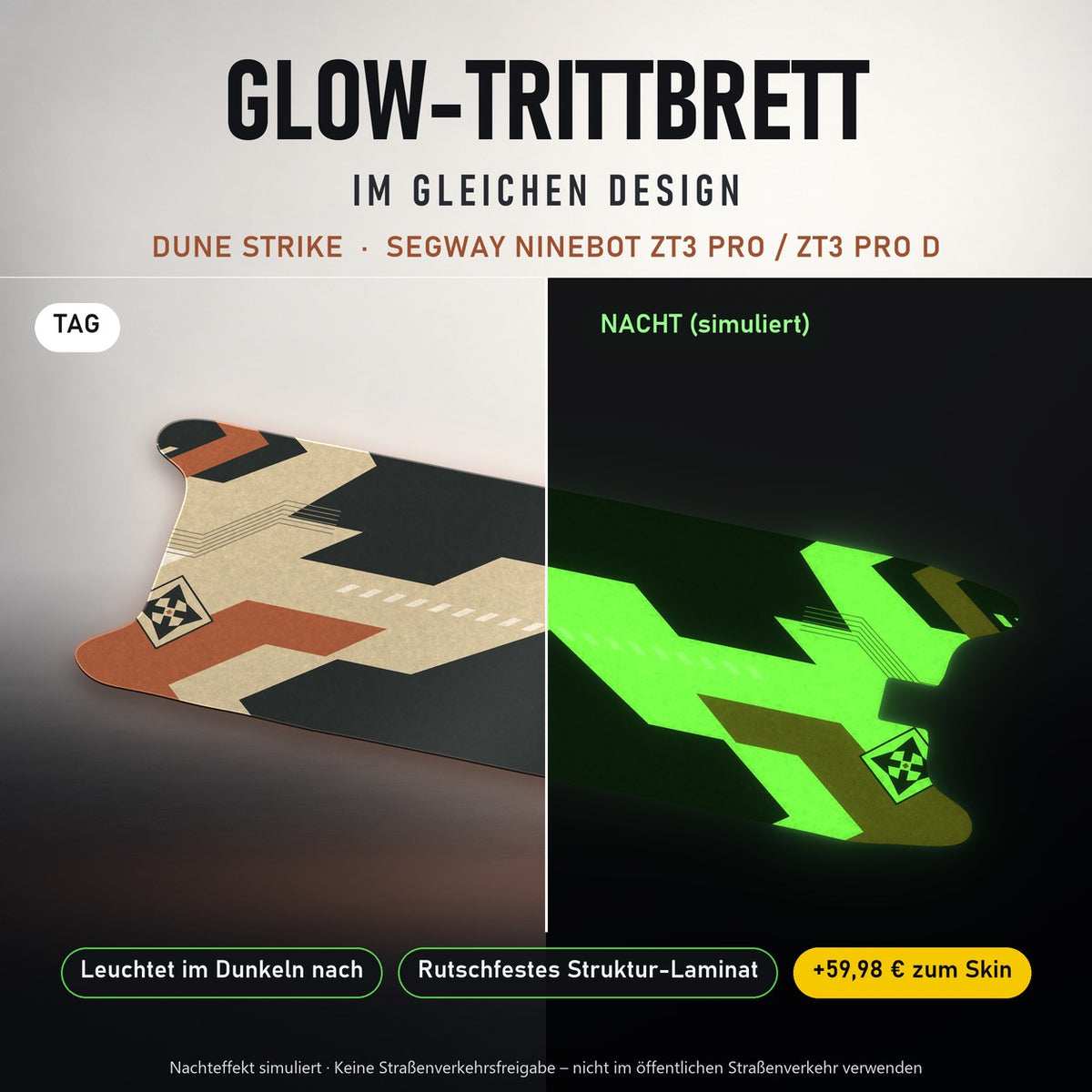 Glow-Trittbrett – DUNE STRIKE, Tag/Nacht