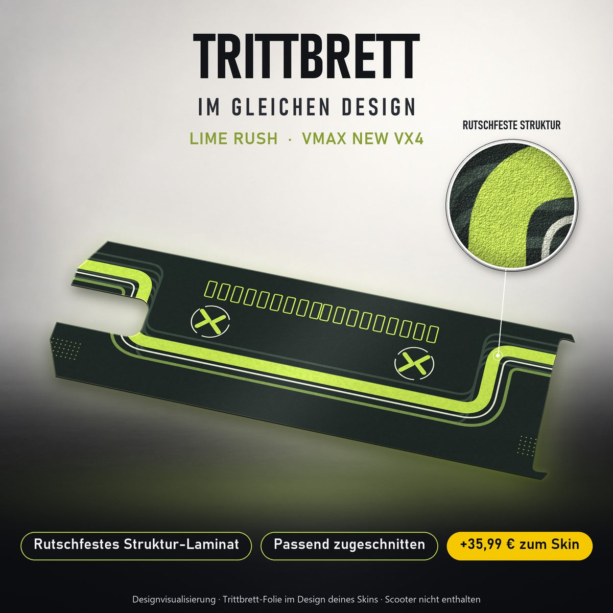 Trittbrett im gleichen Design – LIME RUSH