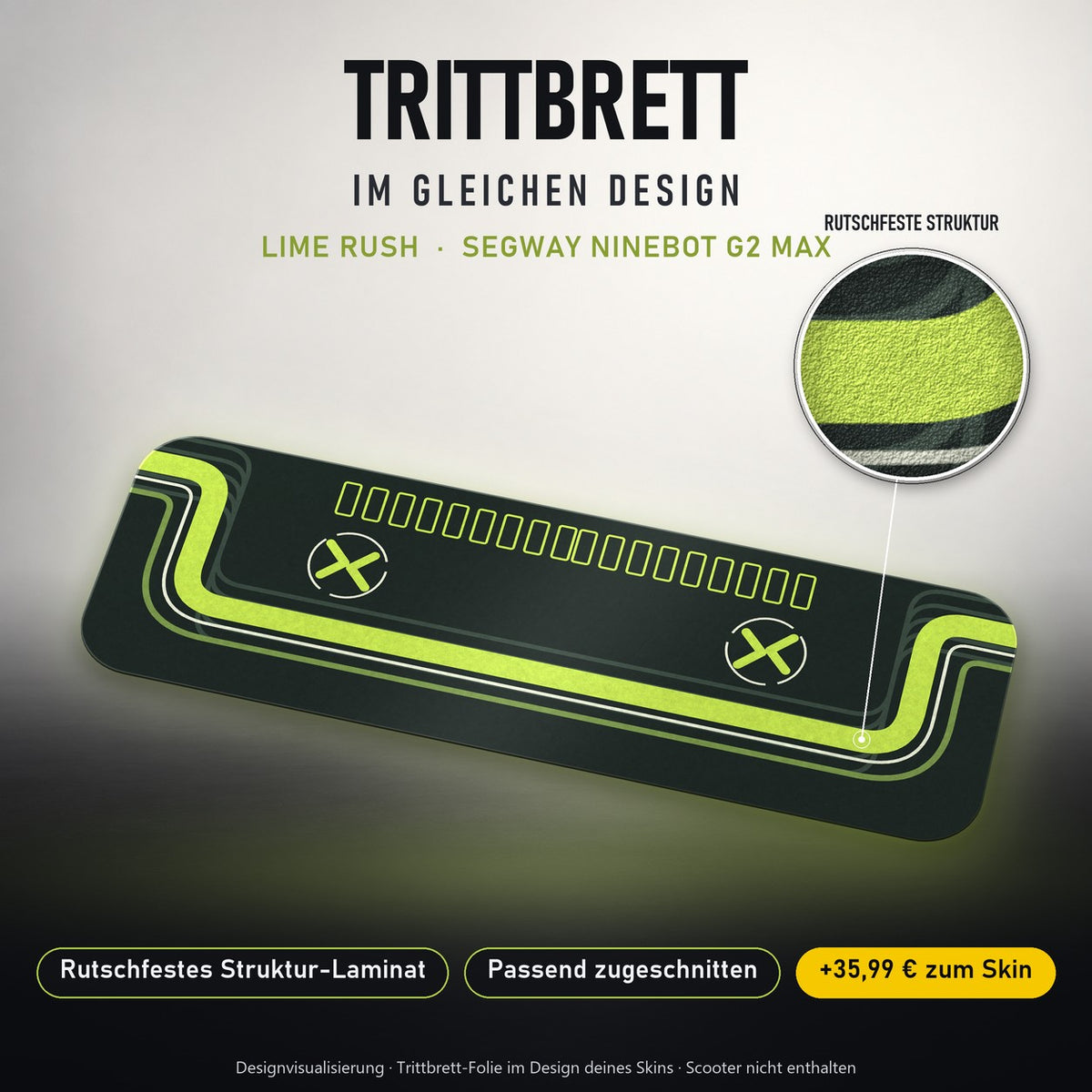 Trittbrett im gleichen Design – LIME RUSH