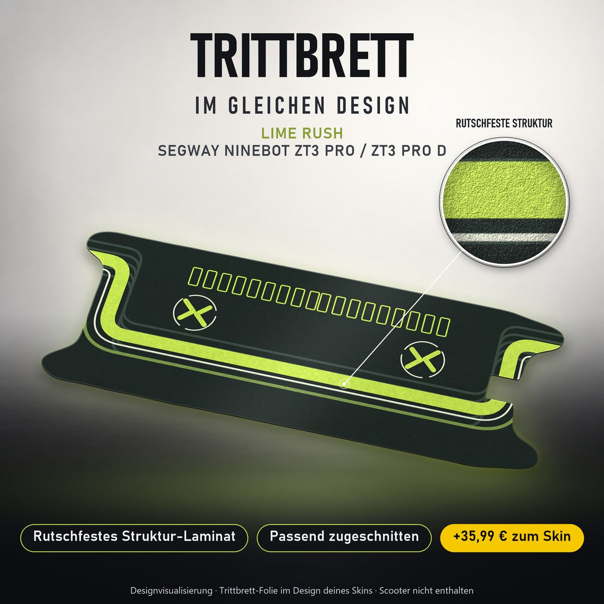 Trittbrett im gleichen Design – LIME RUSH