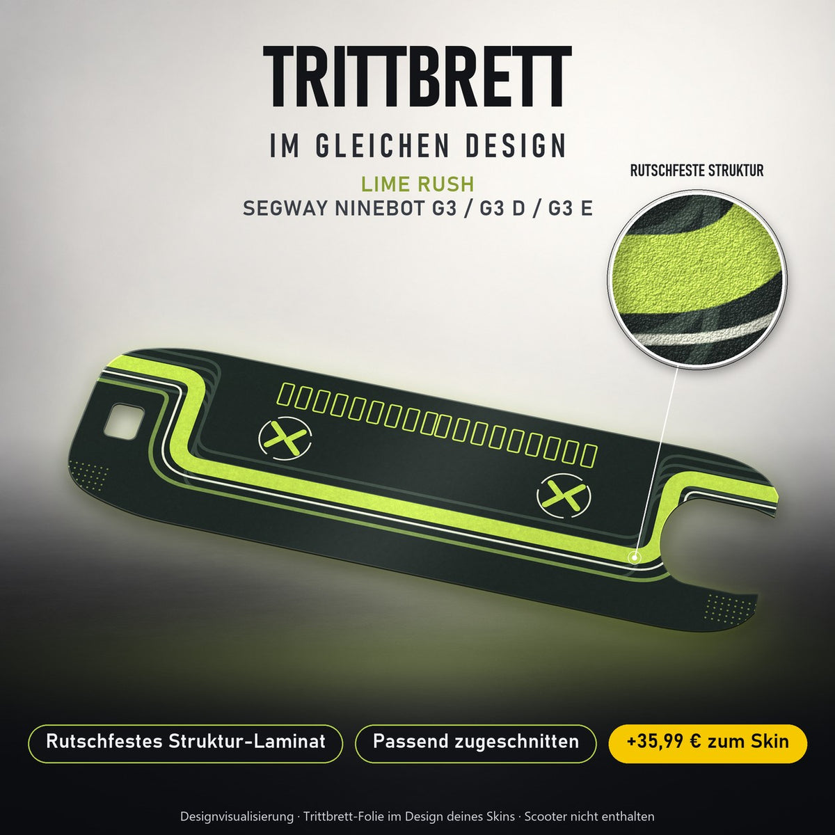 Trittbrett im gleichen Design – LIME RUSH