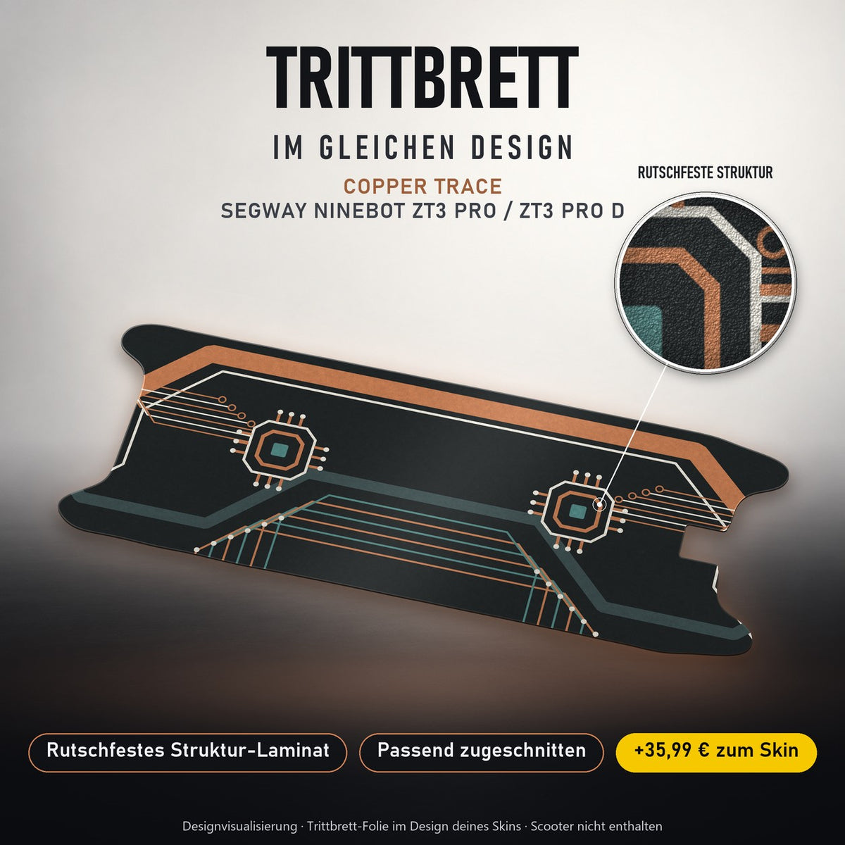 Trittbrett im gleichen Design – COPPER TRACE