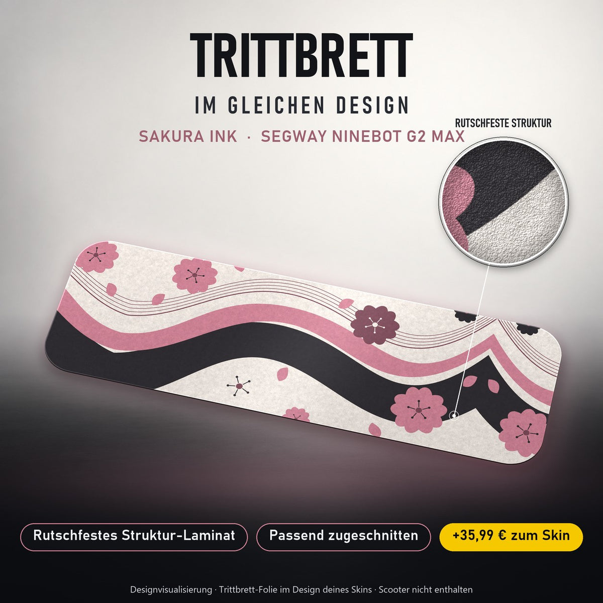 Trittbrett im gleichen Design – SAKURA INK