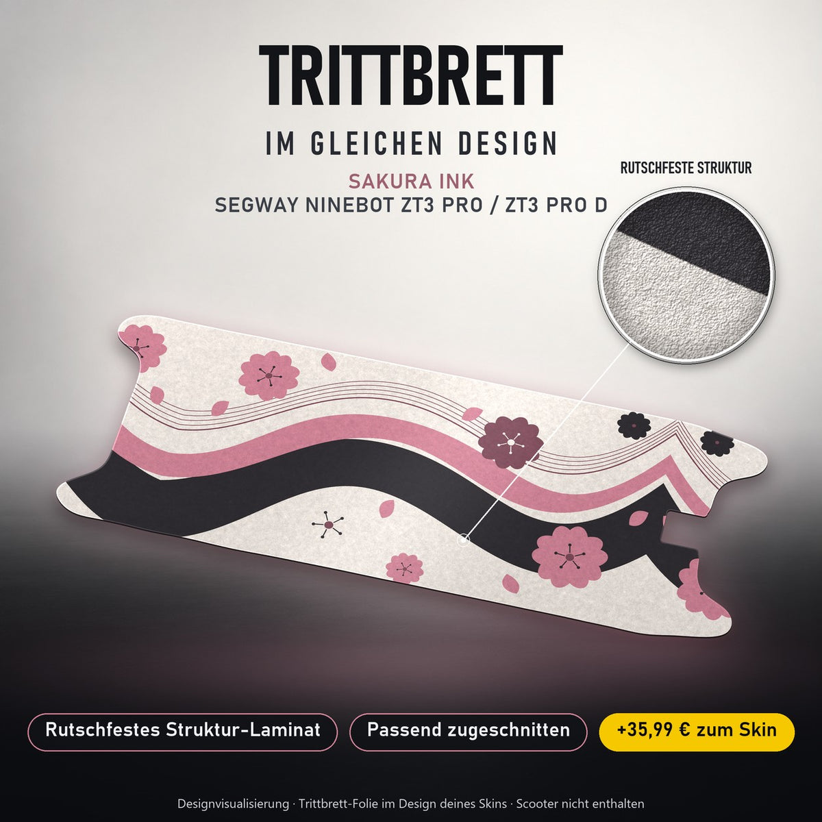 Trittbrett im gleichen Design – SAKURA INK