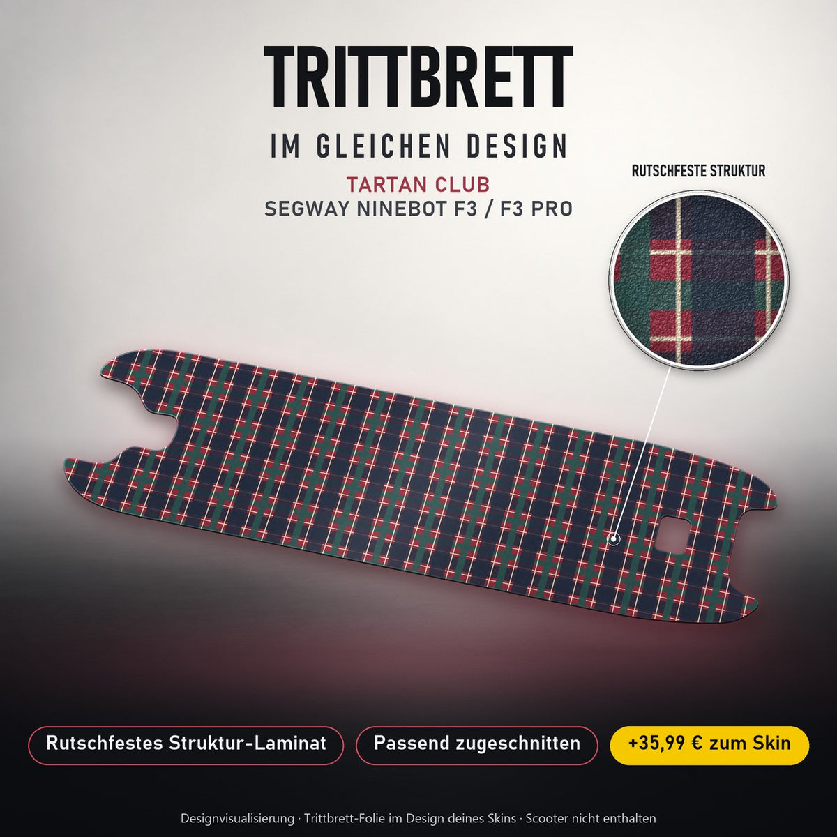 Trittbrett im gleichen Design – TARTAN CLUB
