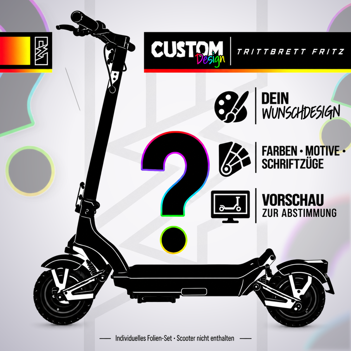 TRITTBRETT FRITZ Skin – CUSTOM