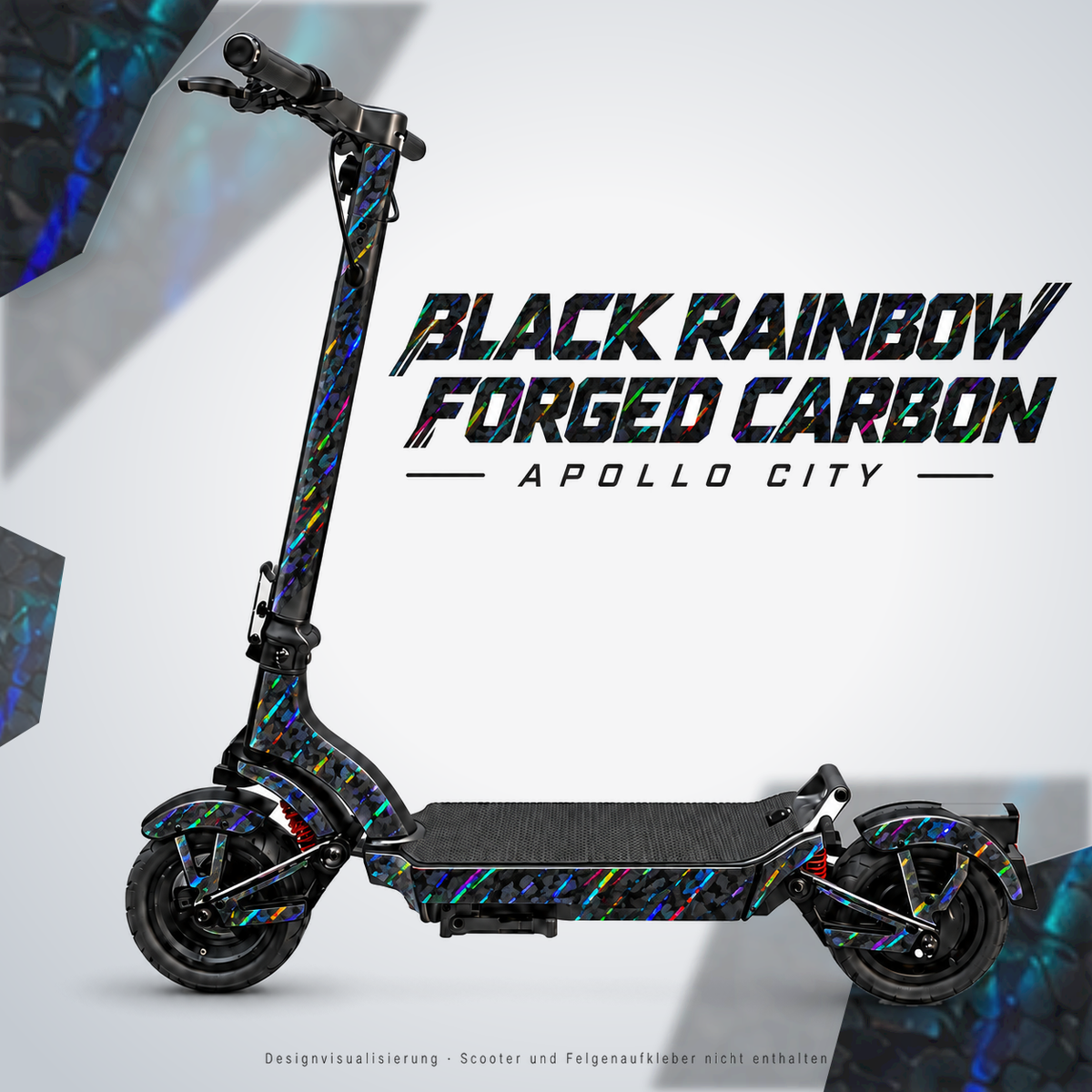 APOLLO CITY Skin – BLACK RAINBOW FORGED CARBON
