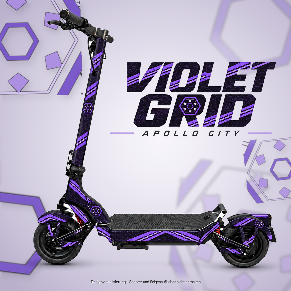 APOLLO CITY Skin – VIOLET GRID