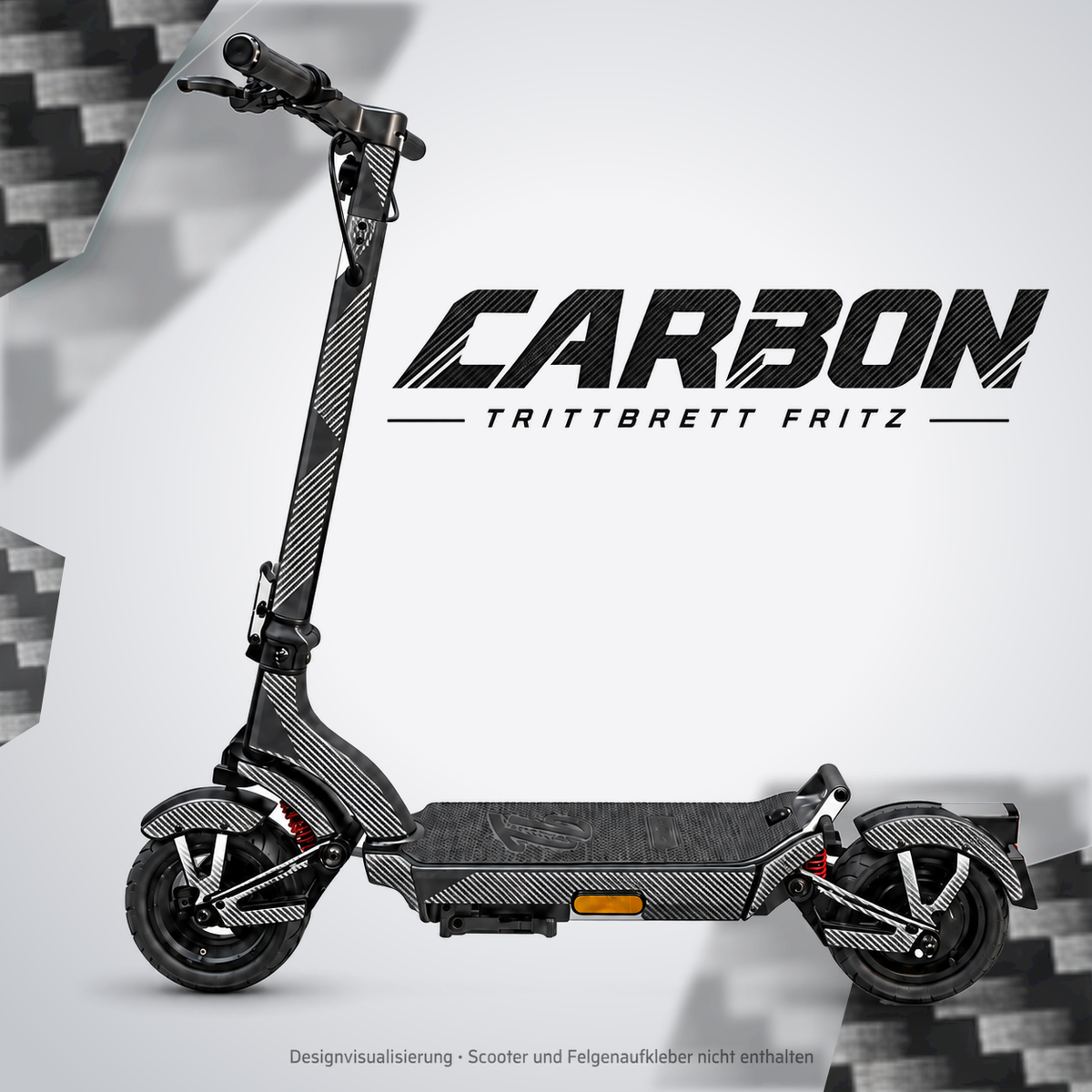 TRITTBRETT FRITZ Skin – CARBON