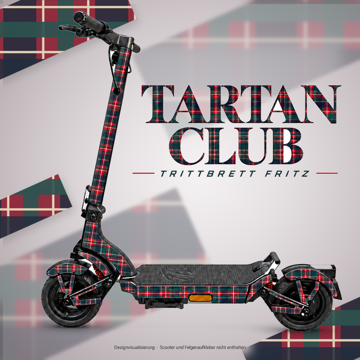 TRITTBRETT FRITZ Skin – TARTAN CLUB
