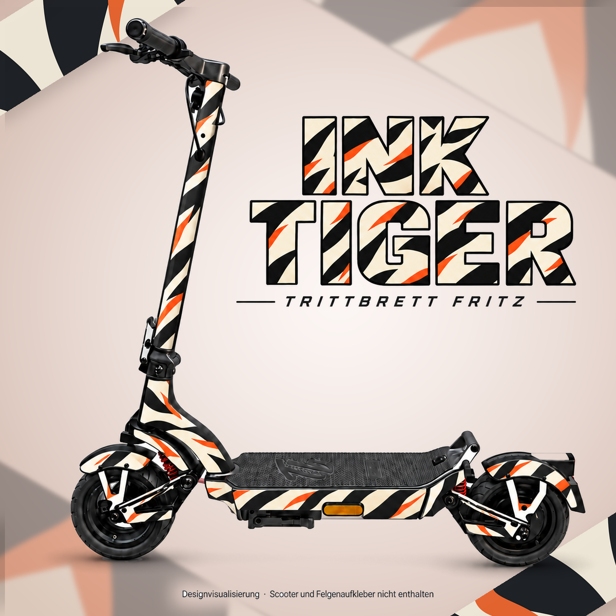 TRITTBRETT FRITZ Skin – INK TIGER