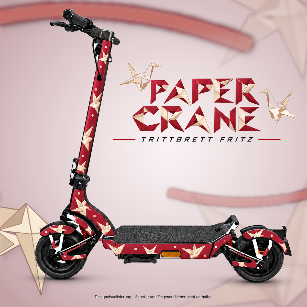 TRITTBRETT FRITZ Skin – PAPER CRANE