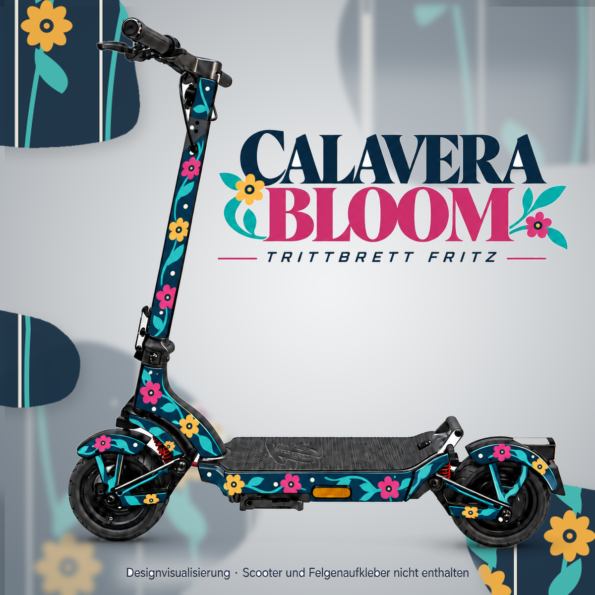 TRITTBRETT FRITZ Skin – CALAVERA BLOOM