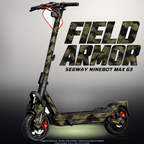 SEGWAY NINEBOT G3 / G3 D / G3 E SKIN | FIELD ARMOR – Designvisualisierung mit Licht in der Skinfarbe; Scooter nicht enthalten, Beleuchtung separat erhältlich