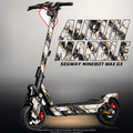 SEGWAY NINEBOT G3 / G3 D / G3 E SKIN | AURUM MARBLE – Designvisualisierung mit Licht in der Skinfarbe; Scooter nicht enthalten, Beleuchtung separat erhältlich