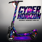 SEGWAY NINEBOT G3 / G3 D / G3 E SKIN | CYBER HORIZON – Designvisualisierung mit Licht in der Skinfarbe; Scooter nicht enthalten, Beleuchtung separat erhältlich
