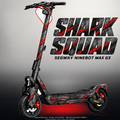 SEGWAY NINEBOT G3 / G3 D / G3 E SKIN | SHARK SQUAD – Designvisualisierung mit Licht in der Skinfarbe; Scooter nicht enthalten, Beleuchtung separat erhältlich