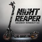 SEGWAY NINEBOT E3 / E3 PRO SKIN | NIGHT REAPER – Designvisualisierung mit Licht in der Skinfarbe; Scooter nicht enthalten, Beleuchtung separat erhältlich