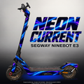 SEGWAY NINEBOT E3 / E3 PRO SKIN | NEON CURRENT – Designvisualisierung mit Licht in der Skinfarbe; Scooter nicht enthalten, Beleuchtung separat erhältlich