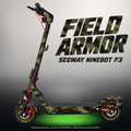 SEGWAY NINEBOT F3 / F3 PRO SKIN | FIELD ARMOR – Studiofoto mit Licht in der Skinfarbe; Scooter und Beleuchtung separat erhältlich