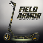 SEGWAY NINEBOT G2 MAX SKIN | FIELD ARMOR – Designvisualisierung mit Licht in der Skinfarbe; Scooter nicht enthalten, Beleuchtung separat erhältlich