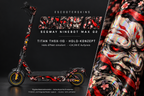 SEGWAY NINEBOT G2 MAX SKIN | SHADOW ONI – Holo-Effekt simuliert; +24,99 EUR Aufpreis. Digitale Materialsimulation, keine physische Druckprobe. Nur Body-Skin; Trittbrett und Felgenaufkleber separat; Scooter nicht enthalten.